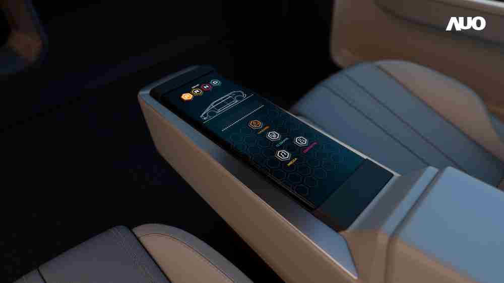人生就是博以人性化设计打造多变形态中控显示(Morphing Center Control)，，，不使用时仅平面显示信息，，，，进行操作时，，显示器则会动态隆起，，，，转变成3D实体按钮，，并有触觉回馈，，，，展示人机互动新体验