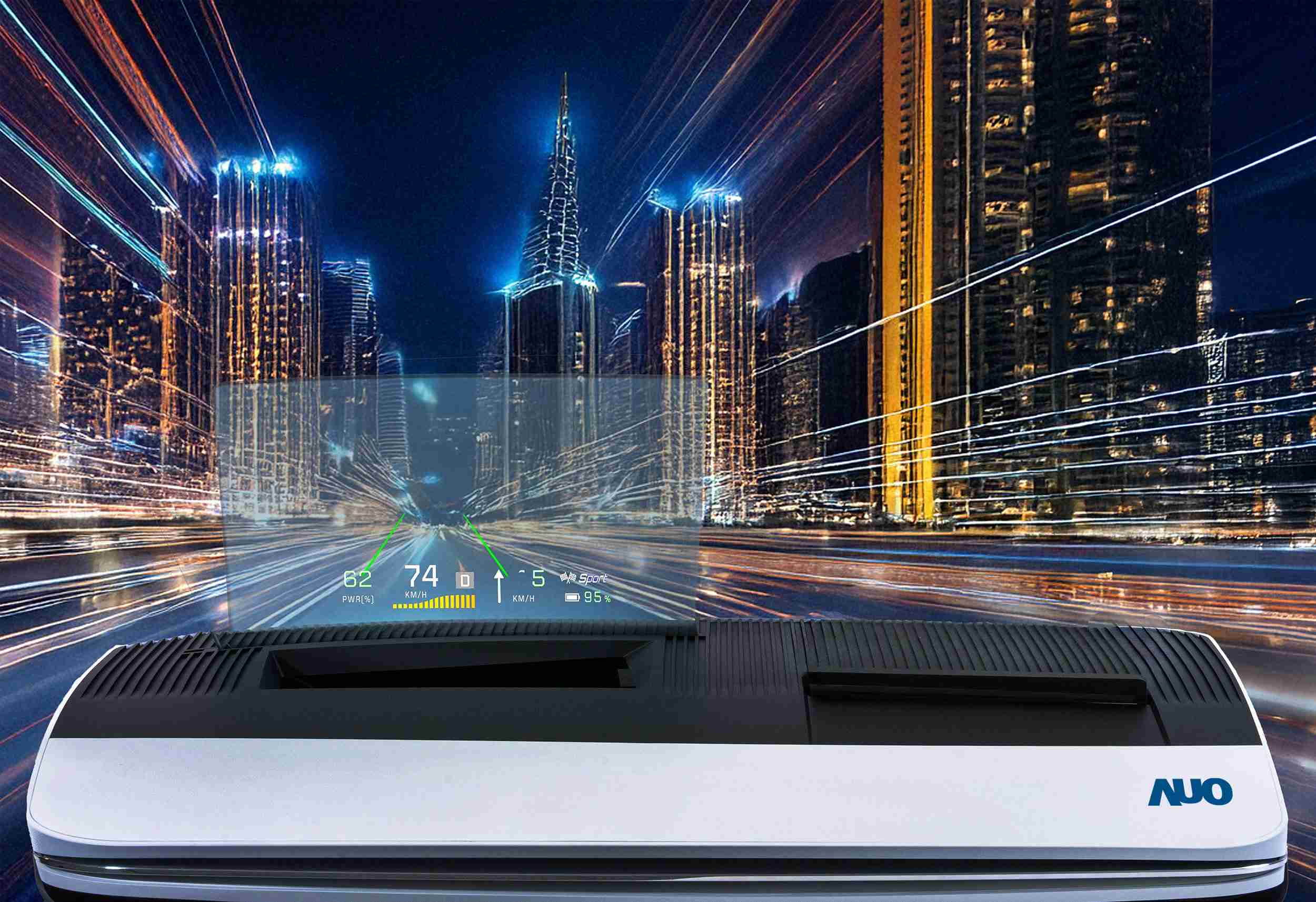 人生就是博推出13吋Micro LED抬头显示器，，，，提供高入眼亮度、、、高色彩饱和度的显示质量，，，，在阳光下或黑暗中都清晰可见，，，，并利用Micro LED模块体积小的优势，，，，解决车用空间有限的痛点